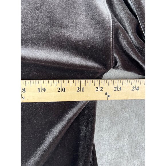Madewel Velvet Balloon Sleeve Sweatshirtl Top Gunmetal Gray Large - Picture 8 of 14